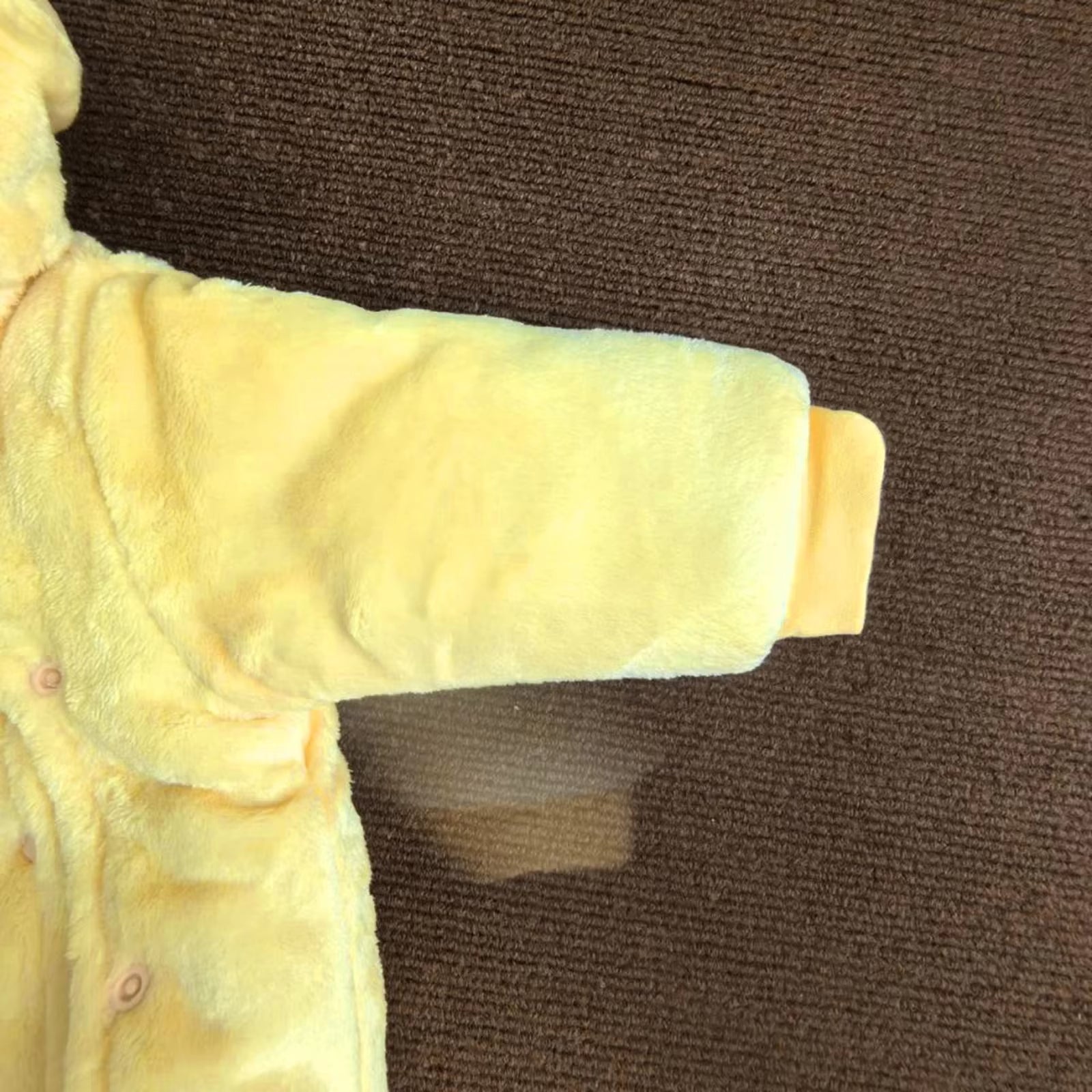 Baby Hooded Footie Romper Snap up Fleece Snowsuit with Headband Foot Cover Jumpsuit Winter Cute Pattern Jumpsuit Outwear